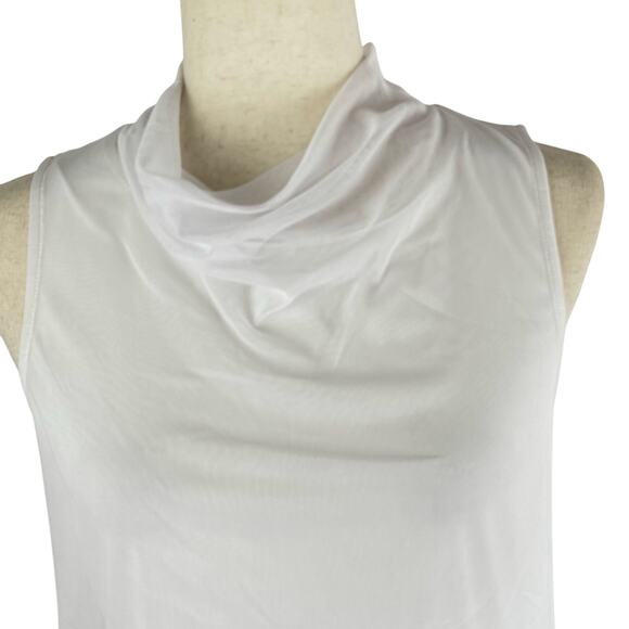 HALOGEN COWL‎ NECK SLEEVELESS PULLOVER BLOUSE IN IVORY NWT WOMEN'S SIZE SMALL - Picture 6 of 12